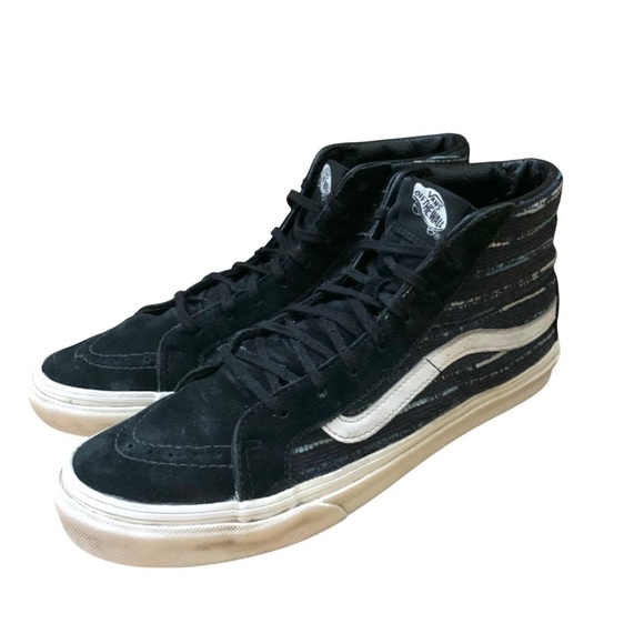 Vans sk8 hi Slim /Black Multi-Color/M8 W Men’s 8.5 Street Style Classic Sneakers - Picture 2 of 8